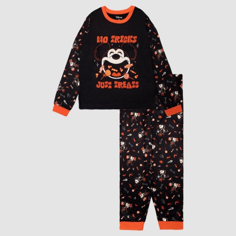 NEW Men's 2pc Mickey Halloween Snug Fit Sleep Pajama Set Medium